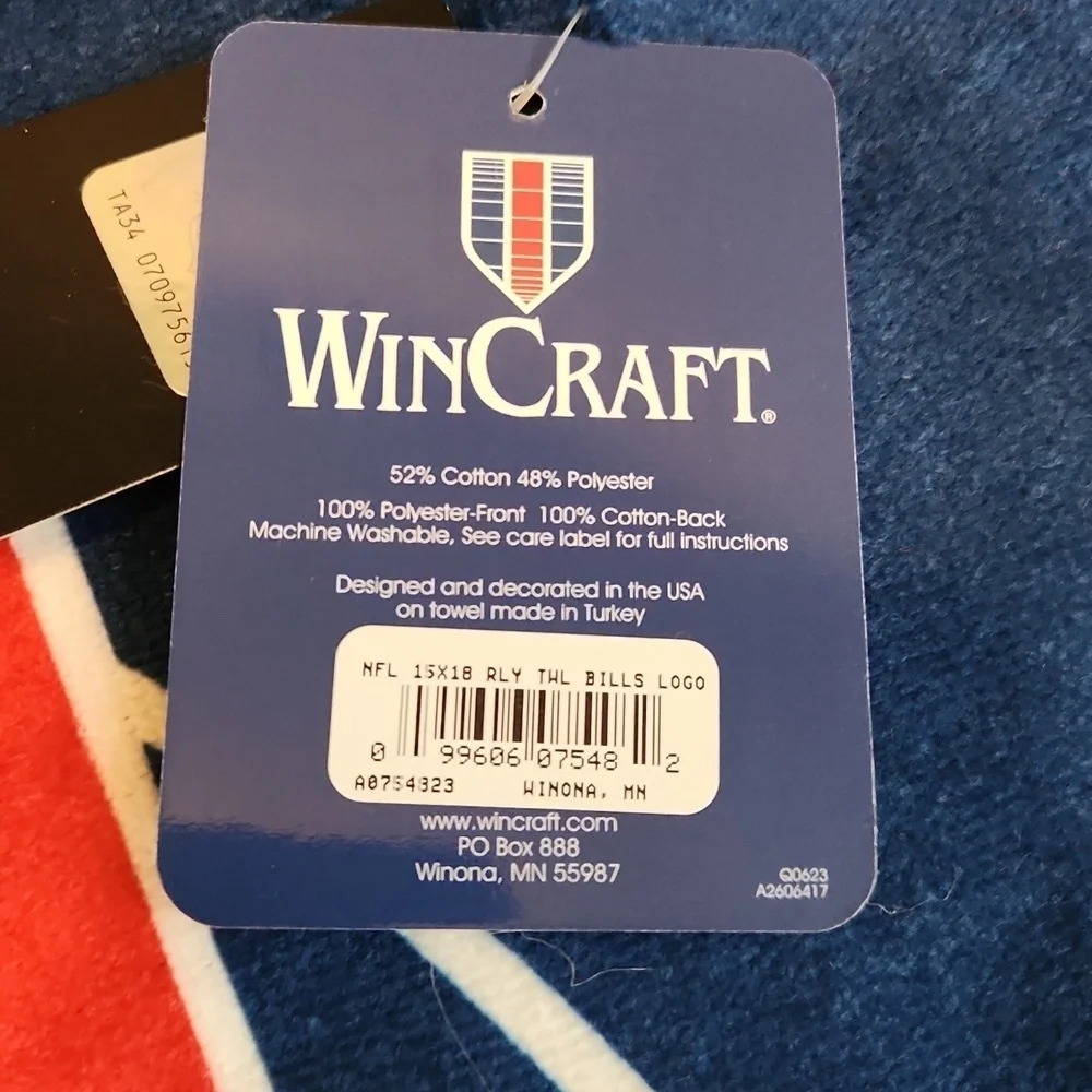 NWT Buffalo Bills Rally Towel
